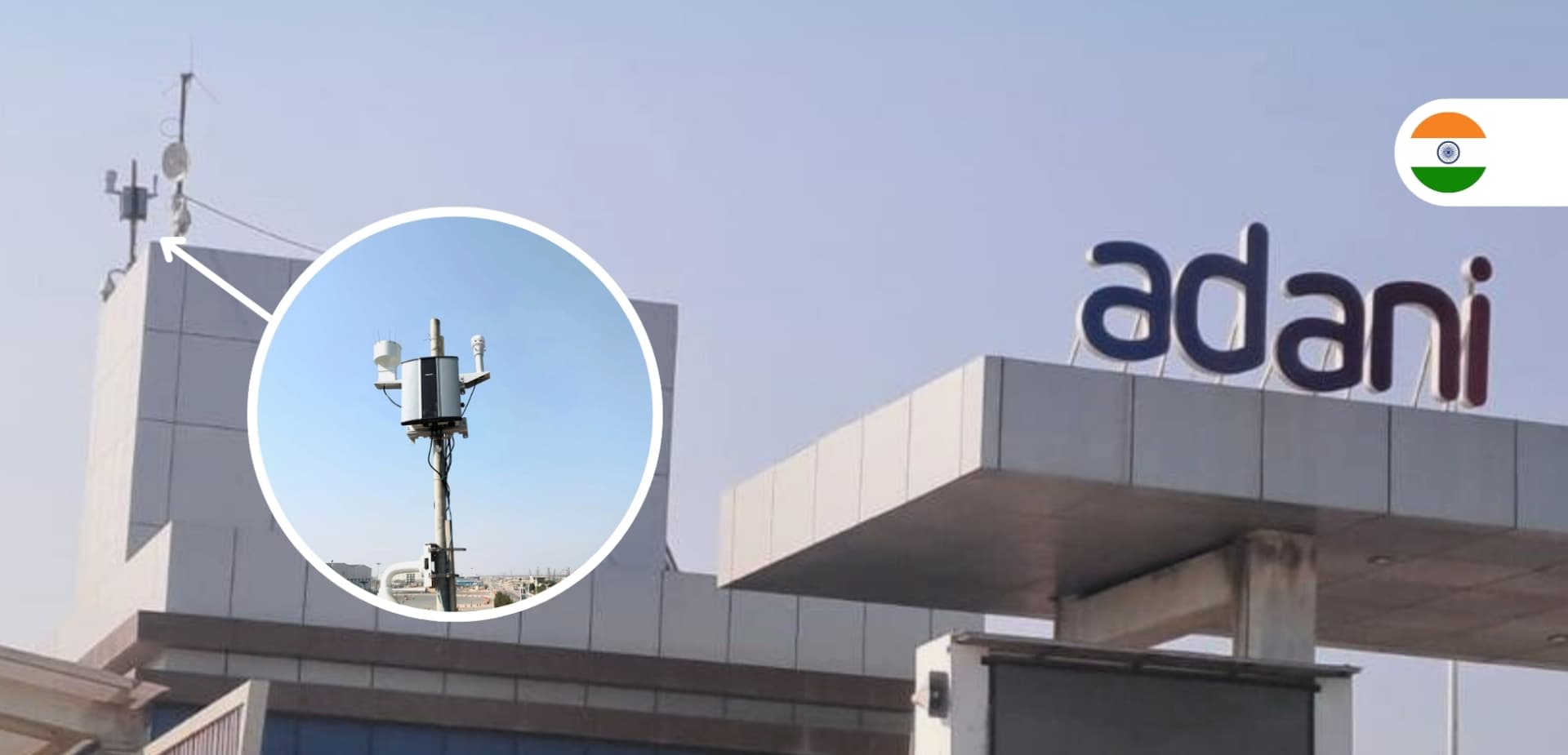 Adani Solar Enhances Solar Plant Efficiency with Oizom's Weather Monitor