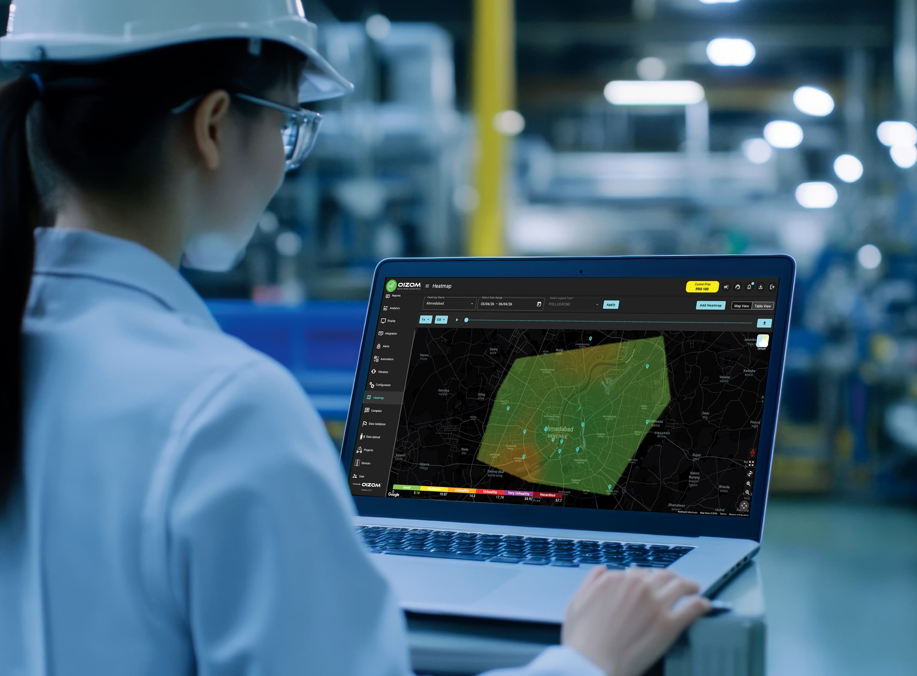 Environmental Data Visualization and Analytics Platform