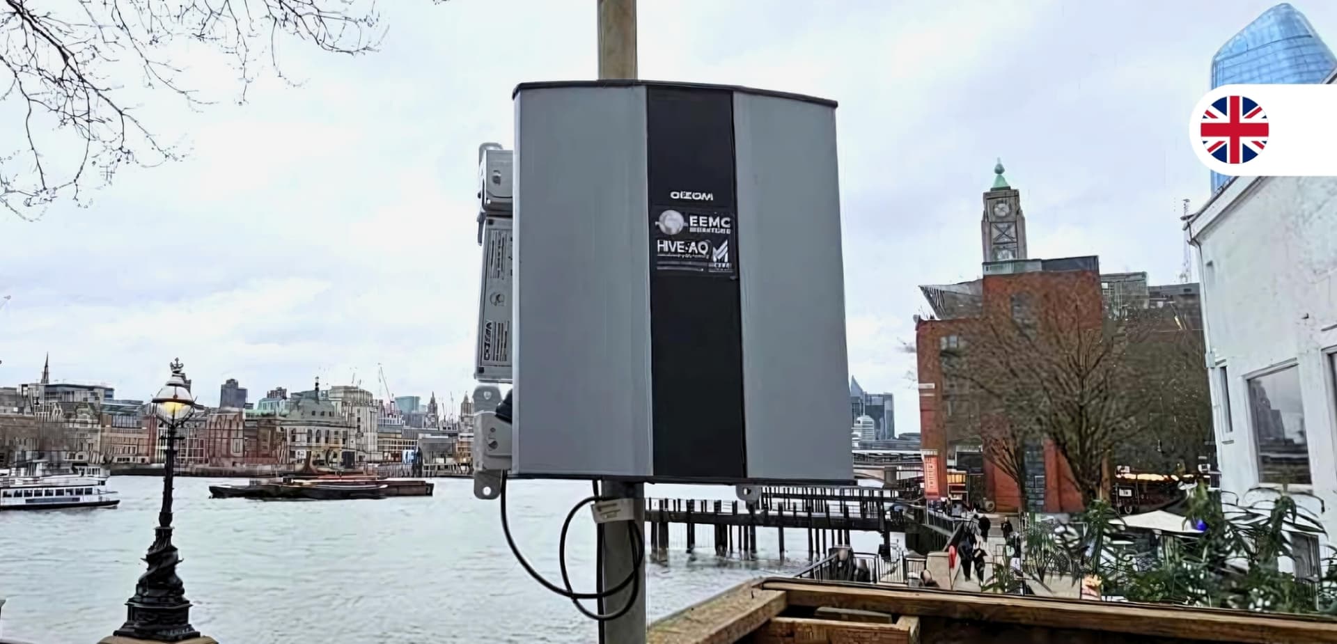 Oizom Devices Monitoring Air Quality in London