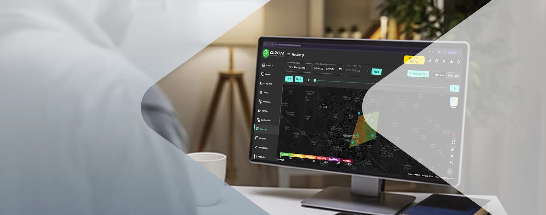 Real-Time Pollution Maps for Smart Cities