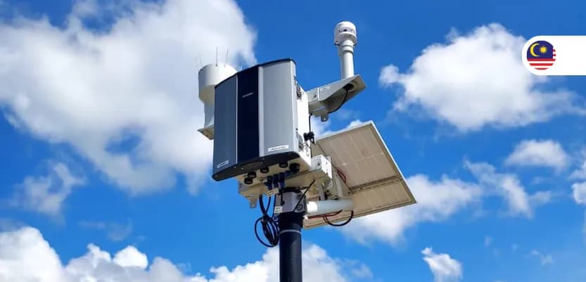 Polludrone Device at UMT Campus