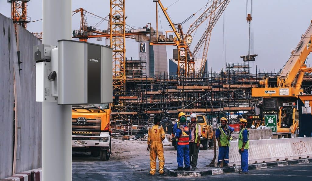 Oizom Dust Monitor can measure the dust generation (PM2.5, PM10 Monitor) from construction sites to help reduce its health impact.