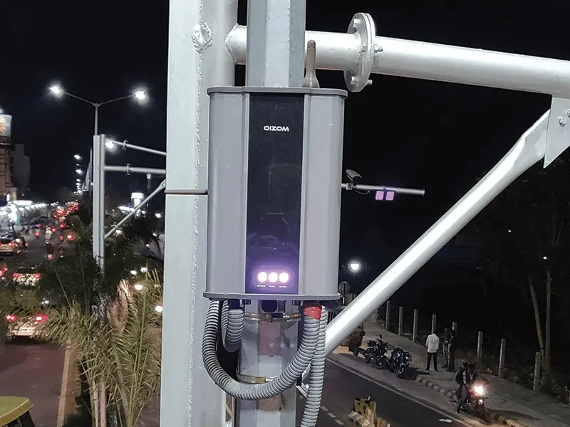 Oizom installed Polludrone Smart city Environmental Sensor for Environmental Pollution Monitoring in Kakinada city.