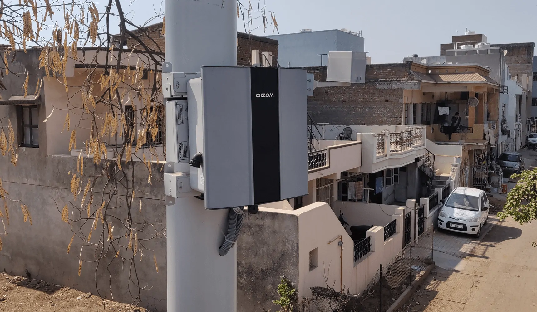 Oizom Online Pollution Monitoring System measures all the ambient air pollutants in Gandhinagar and generates Pollution Data.