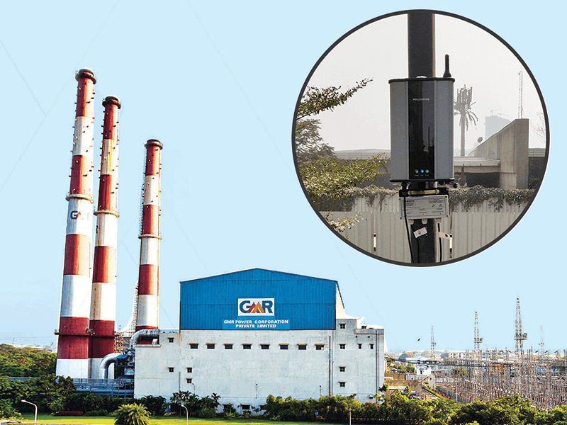 Power plants generate significant air pollution which can be monitored and reduced through Pollution Monitoring System.