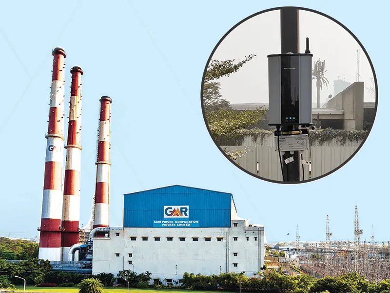 Power plants generate significant air pollution which can be monitored and reduced through Pollution Monitoring System.