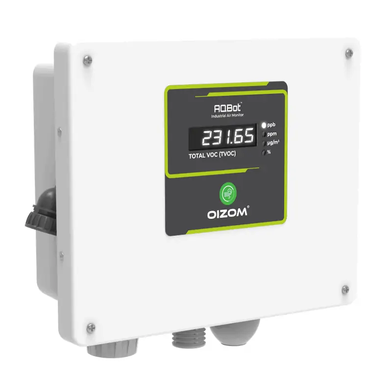 AQBot is an industrial air quality monitor with automation capabilities. AQBot Series offers a wide range of air quality parameters to choose from.