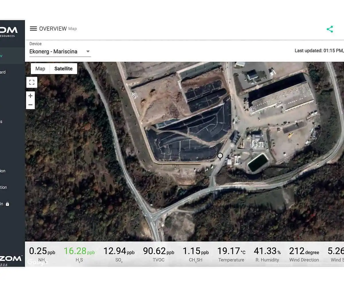 Oizom's Odosense in Bioreactor Landfill in Croatia