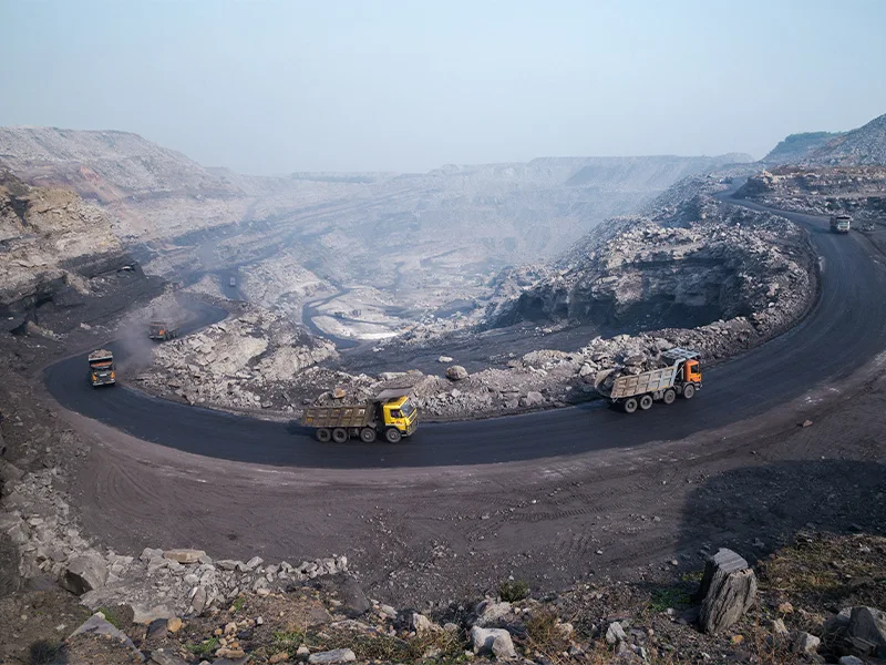 Mining and quarrying activities contribute to dust emissions from periodic explosions and heavy transportation vehicles.