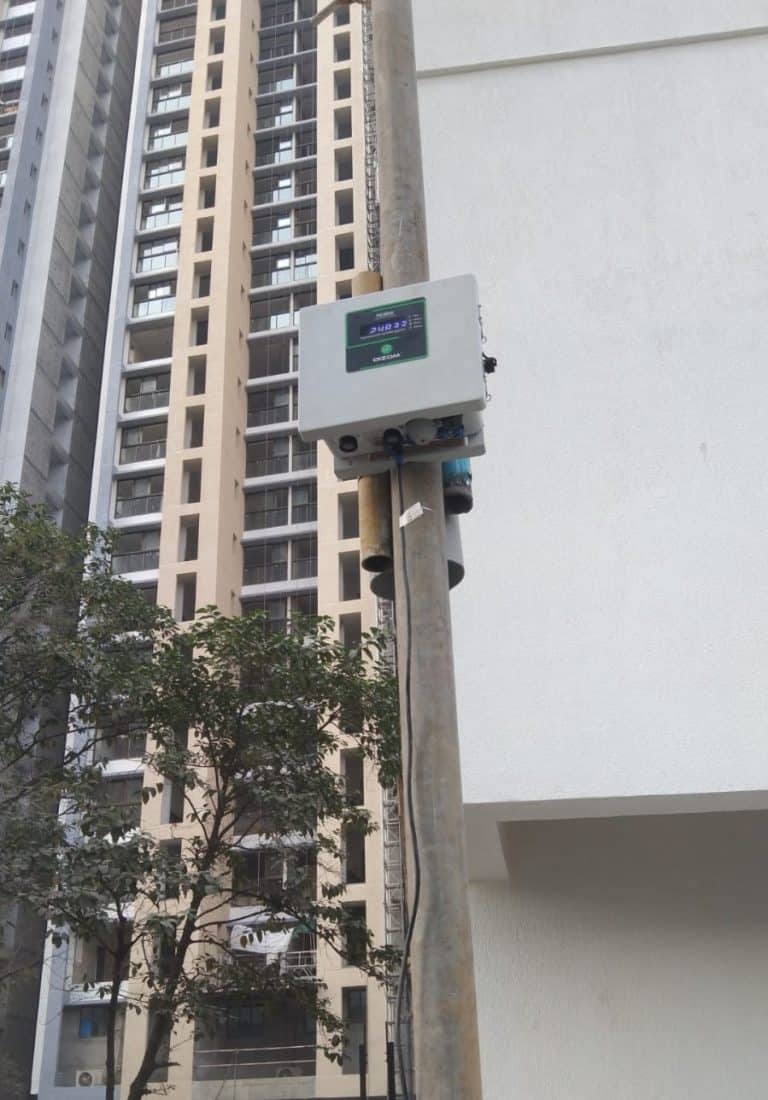 AQBot was installed by Raymond Realty to monitor dust at the construction site