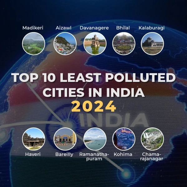 Least Polluted Cities in India