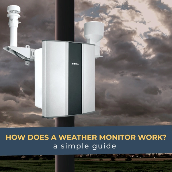 How does a weather monitor work