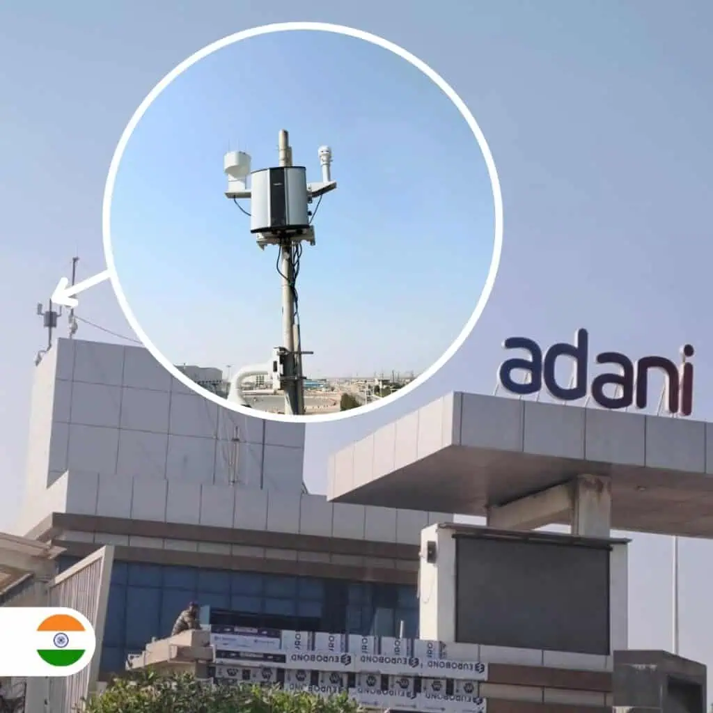 Adani Solar Enhances Solar Plant Efficiency with Oizom's Weather Monitor