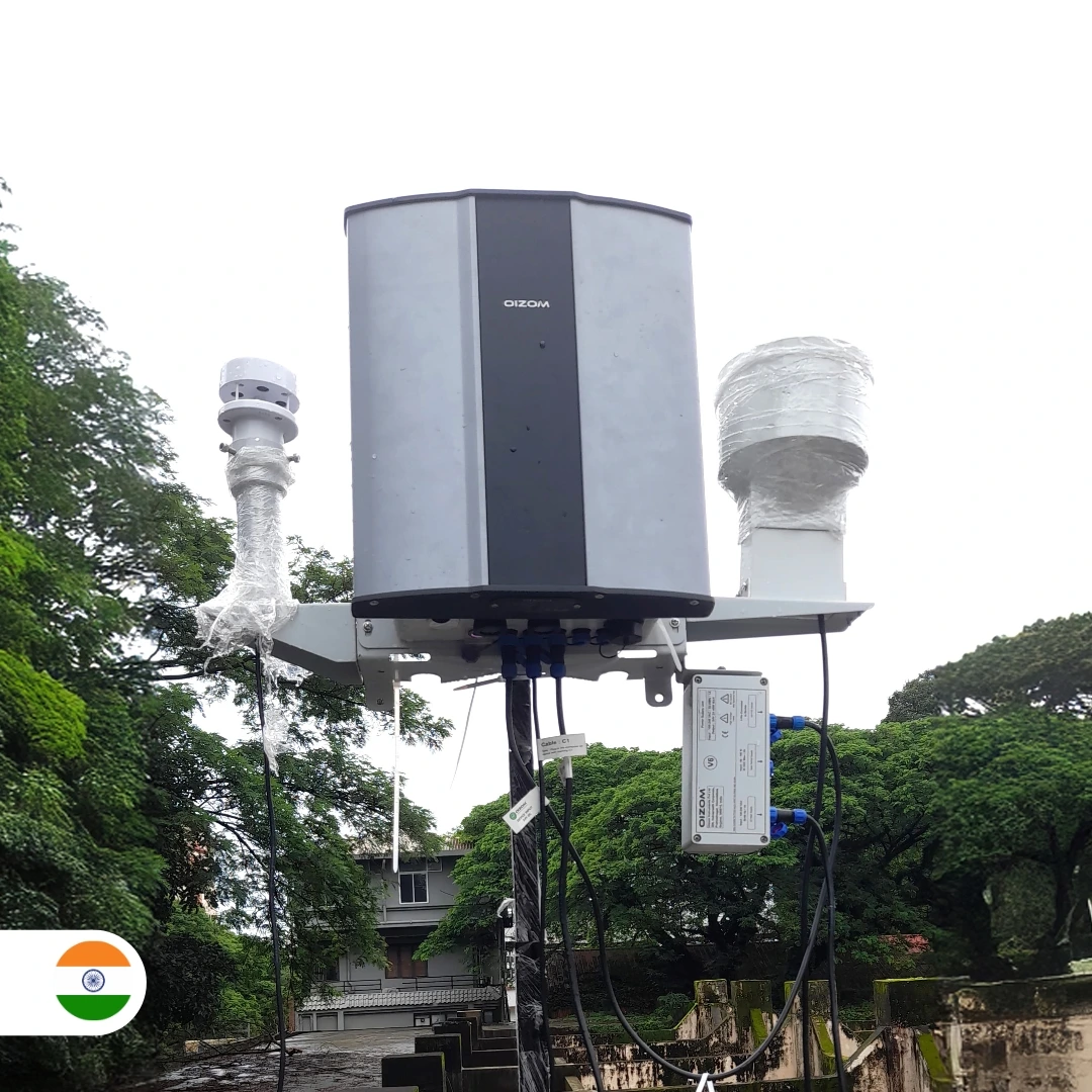 Real-Time Weather Monitoring for Pollution Control at KSPCB Using Oizom Weathercom