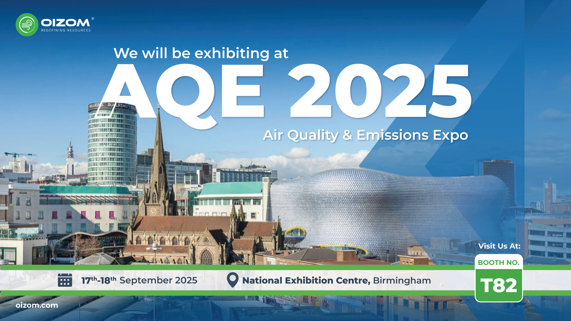 Oizom at Air Quality & Emissions Expo (AQE 2025)