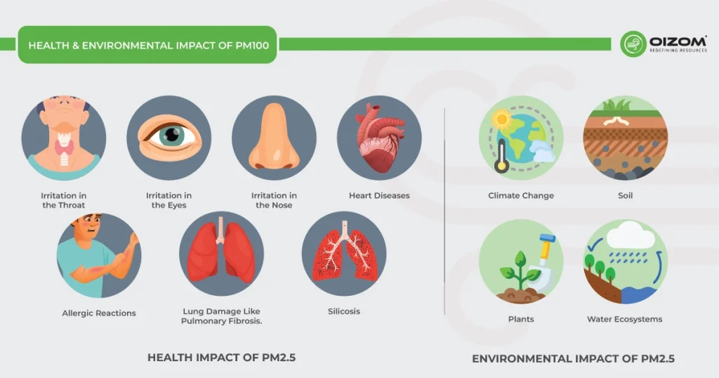 Health & Environmental Impact of PM100