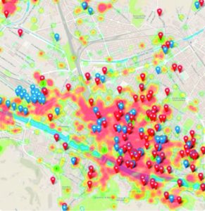 Spatial Monitoring and Heat Mapping
