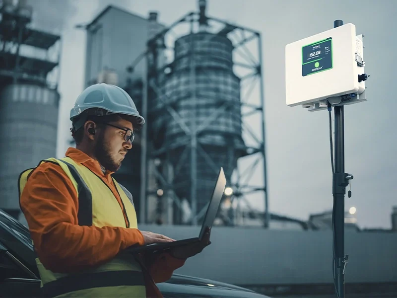 AQBot is an industrial air quality monitor with automation capabilities. AQBot Series offers a wide range of air quality parameters to choose from.