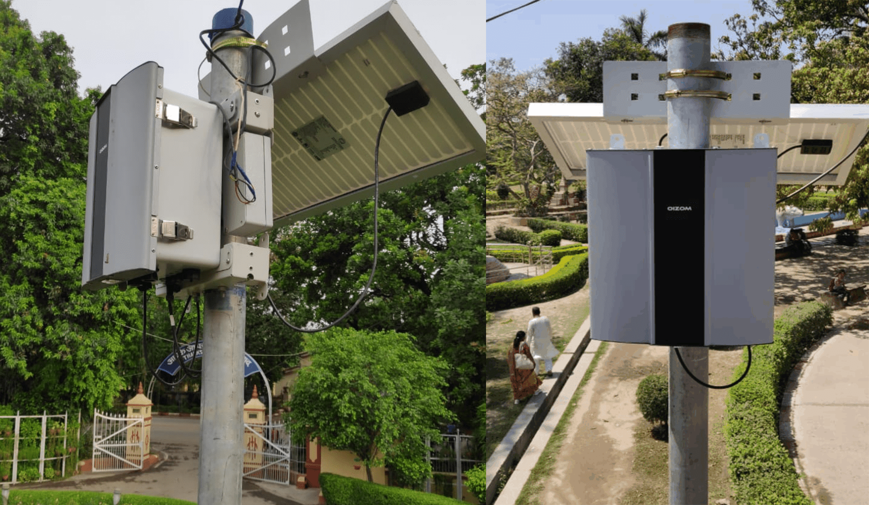 Polludrone AQMS monitors the entire pollution data of BHU campus for air quality data analytics.
