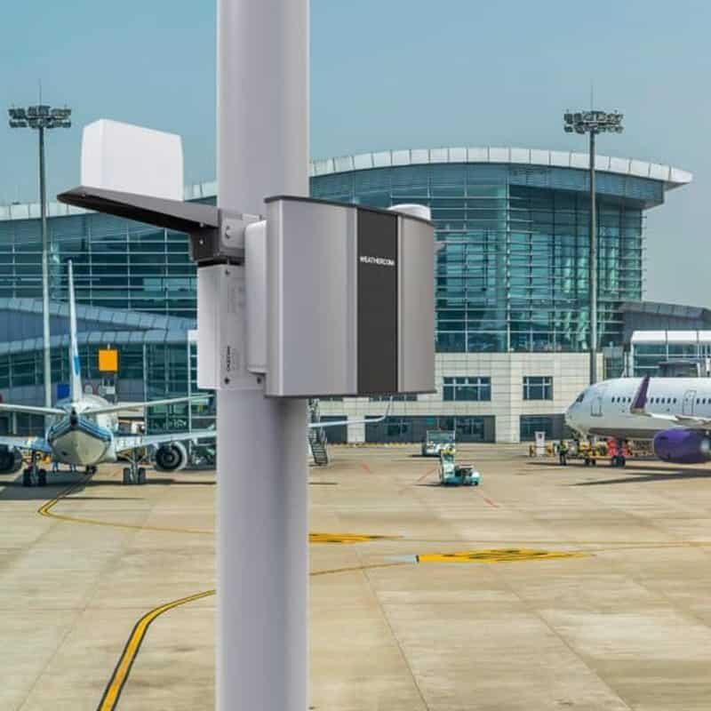 Deployment of ambient air quality monitor at airports