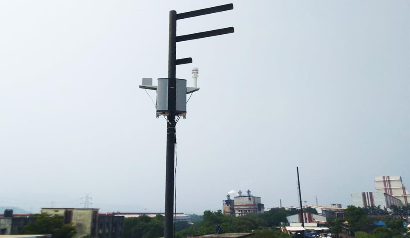 Detecting HCl fumes in Mumbai - India.