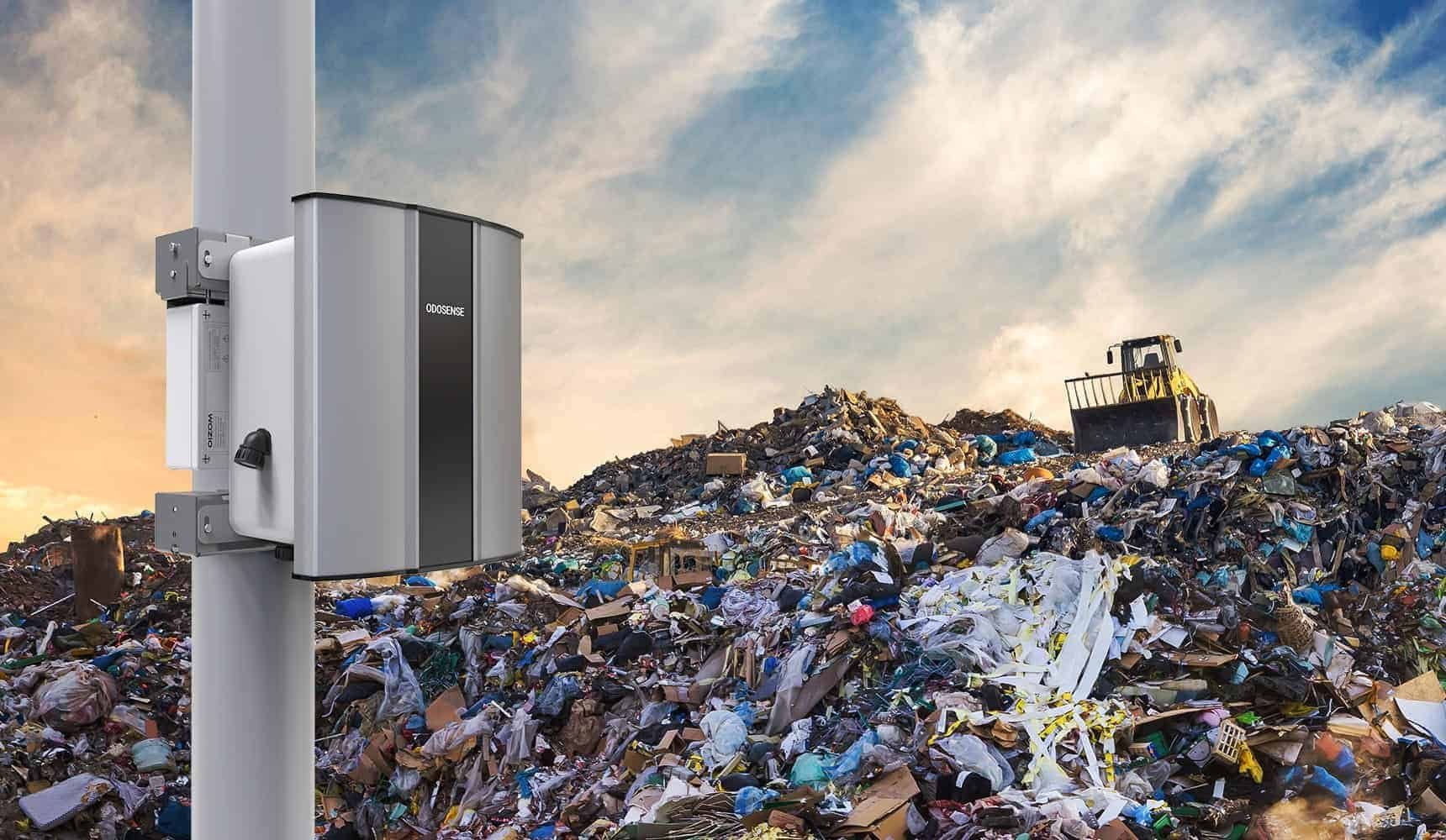 Odosense e nose-based Odour Monitoring System can monitor the odor from the landfills and dumpyards in real-time.