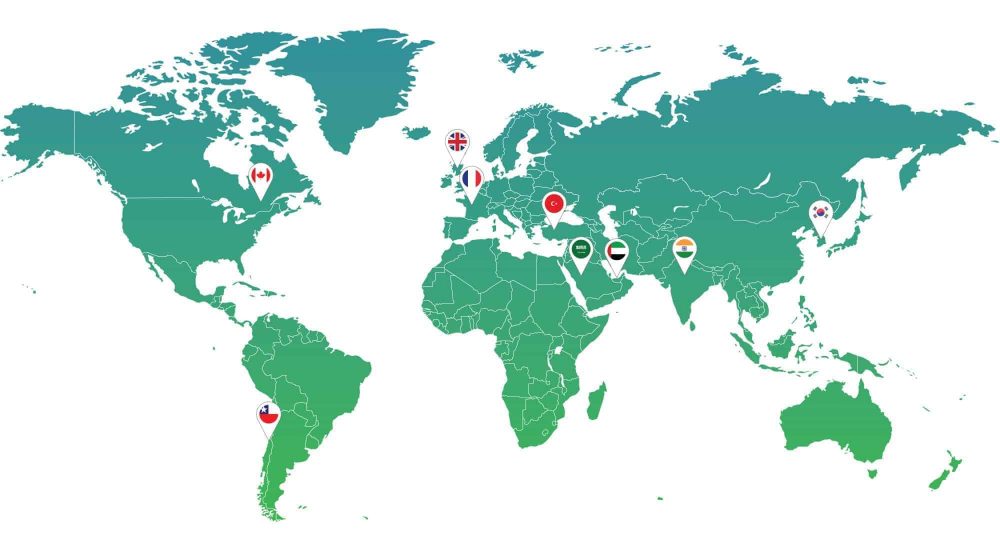 Oizom-Global-Presence-Environmental-Monitoring-Systems Oizom has a global presence in more than 10 countries to help in providing Environmental Monitoring Systems.