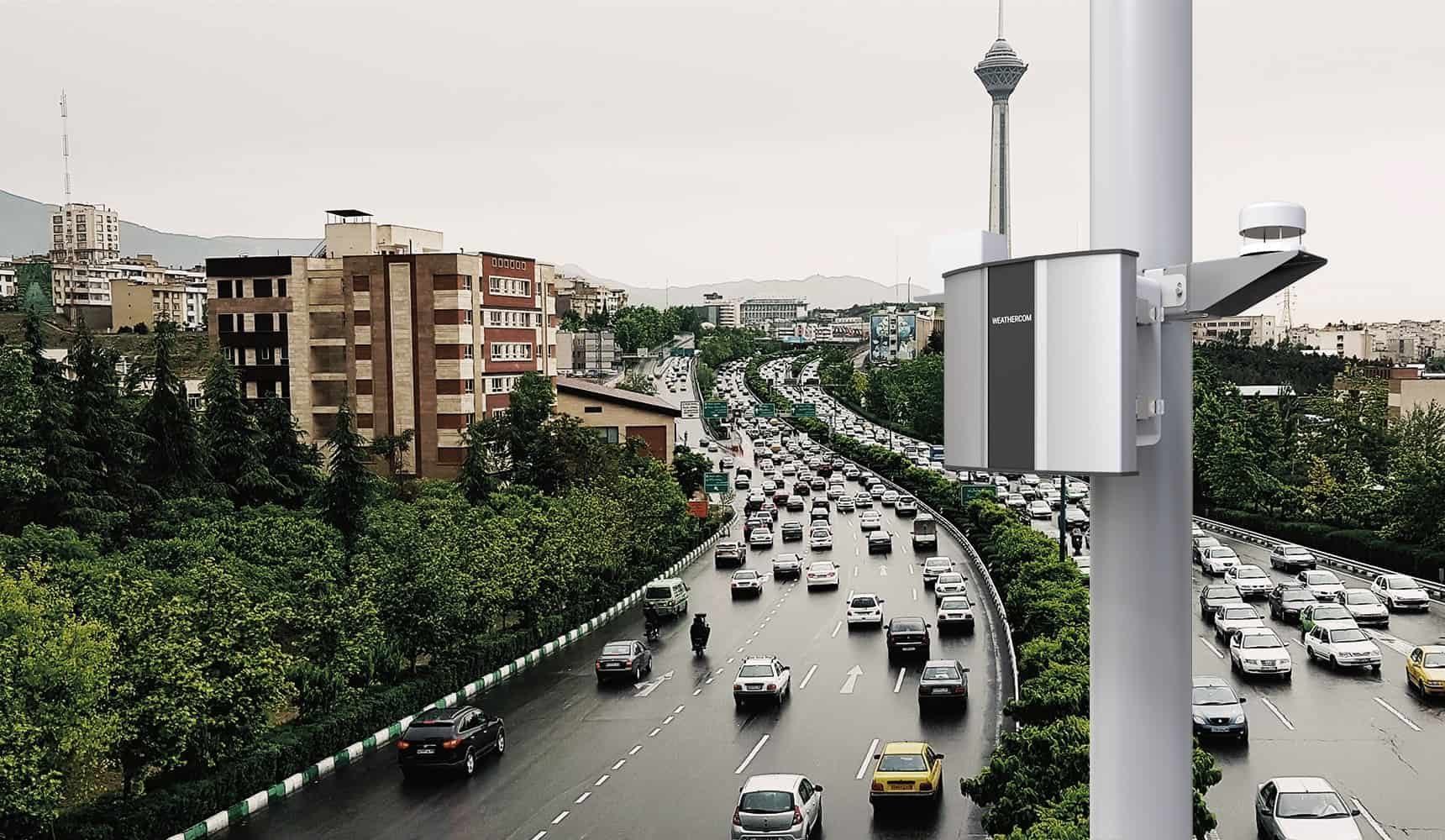 Oizom Automatic Weather Station monitors road or highway weather to help reduce accidents due to poor weather conditions.